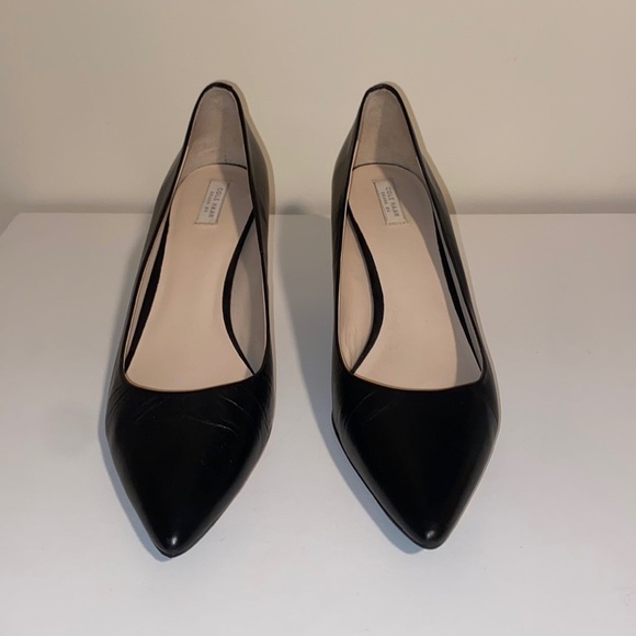 Cole Haan Black Leather Pumps